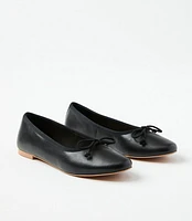 Leather Ballet Flats