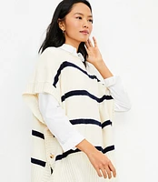 Striped Modern Poncho