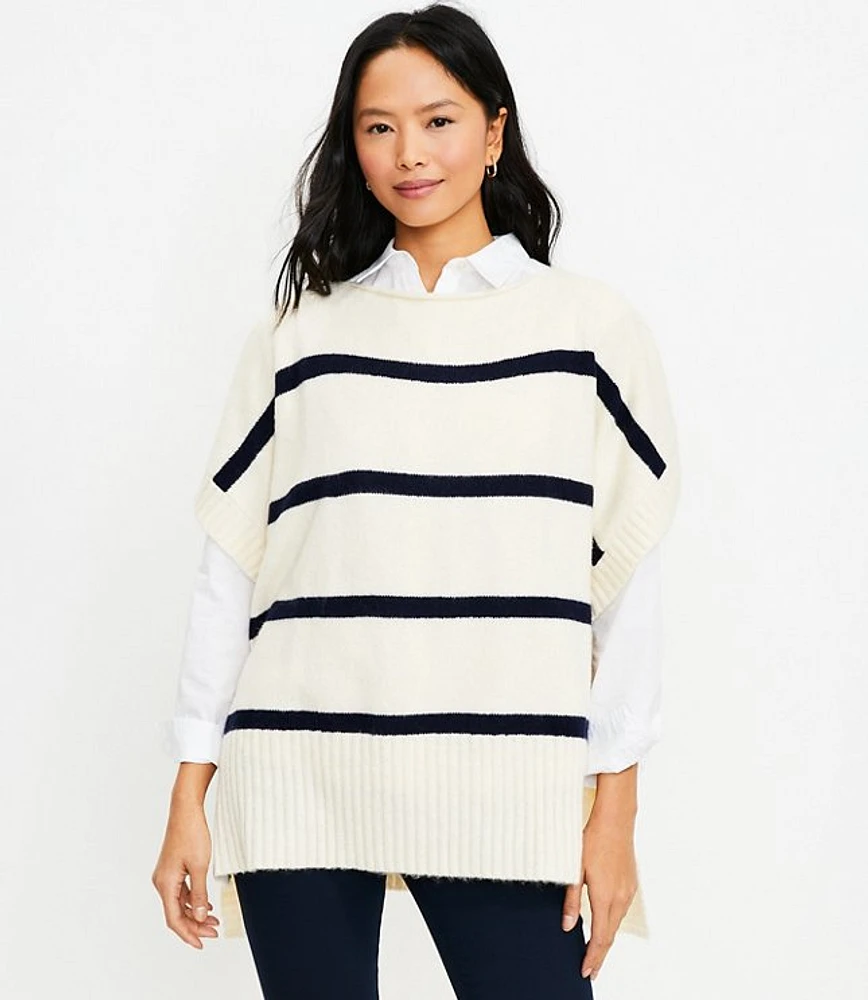 Striped Modern Poncho