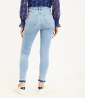 Petite High Rise Skinny Jeans Staple Light Indigo Wash