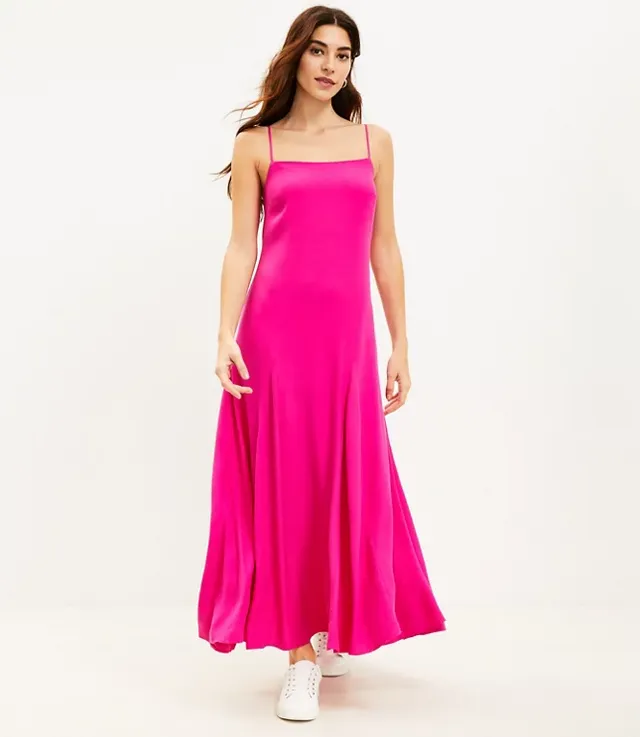 Petite Eyelet Open Back Maxi Dress