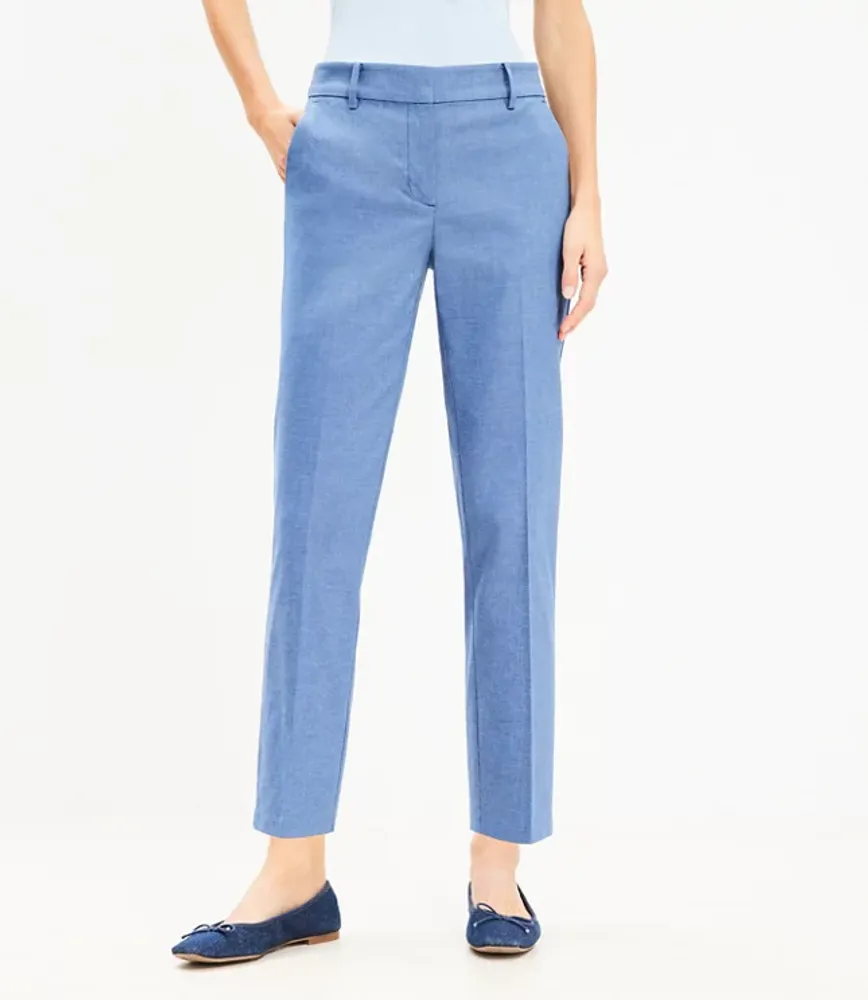 Pintucked Sutton Flare Pants in Texture