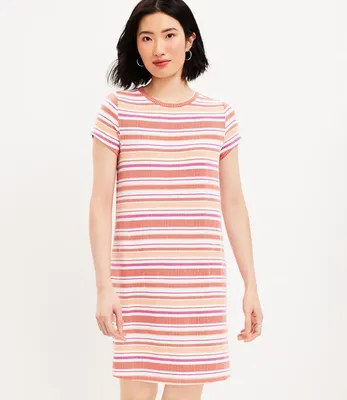Striped Pocket Tee Dress