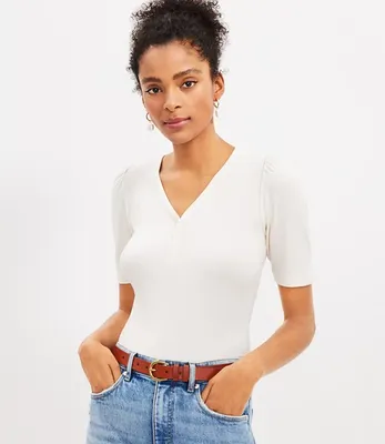 Ribbed Henley Tee