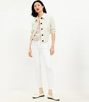 Tall Mid Rise Skinny Jeans White