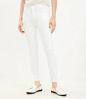 Tall Mid Rise Skinny Jeans White