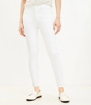 Tall Curvy Mid Rise Skinny Jeans White