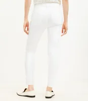 Petite Curvy Mid Rise Skinny Jeans White