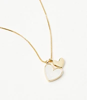 Mother of Pearl Heart Necklace