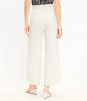 Breezy Wide Leg Pants Linen Blend