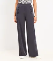 Mariner Wide Leg Pants Crepe