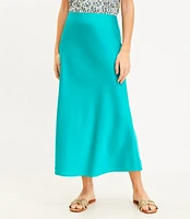 Petite Bias Midi Skirt