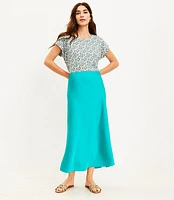 Petite Bias Midi Skirt