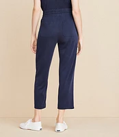 Lou & Grey Sandwashed Straight Crop Drawstring Pants