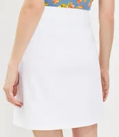 Button Pocket Shift Skirt