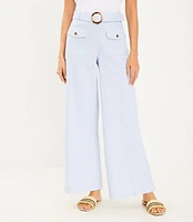 Tall Belted Pants Stripe