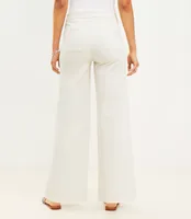 High Rise Wide Leg Sailor Jeans Popcorn