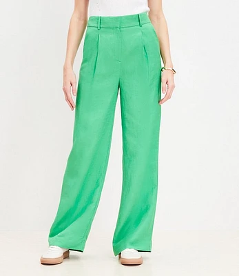 Petite Peyton Trouser Pants Linen Blend