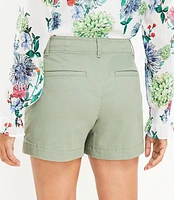 Petite Curvy Monroe Chino Shorts