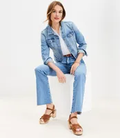 Fresh Cut High Rise Slim Flare Jeans Light Wash Indigo