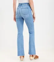 Fresh Cut High Rise Slim Flare Jeans Light Wash Indigo