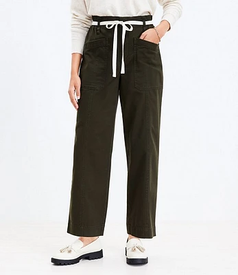 Tall Paperbag Utility Pants Twill