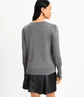 Mistletoe Puff Sleeve Sweater