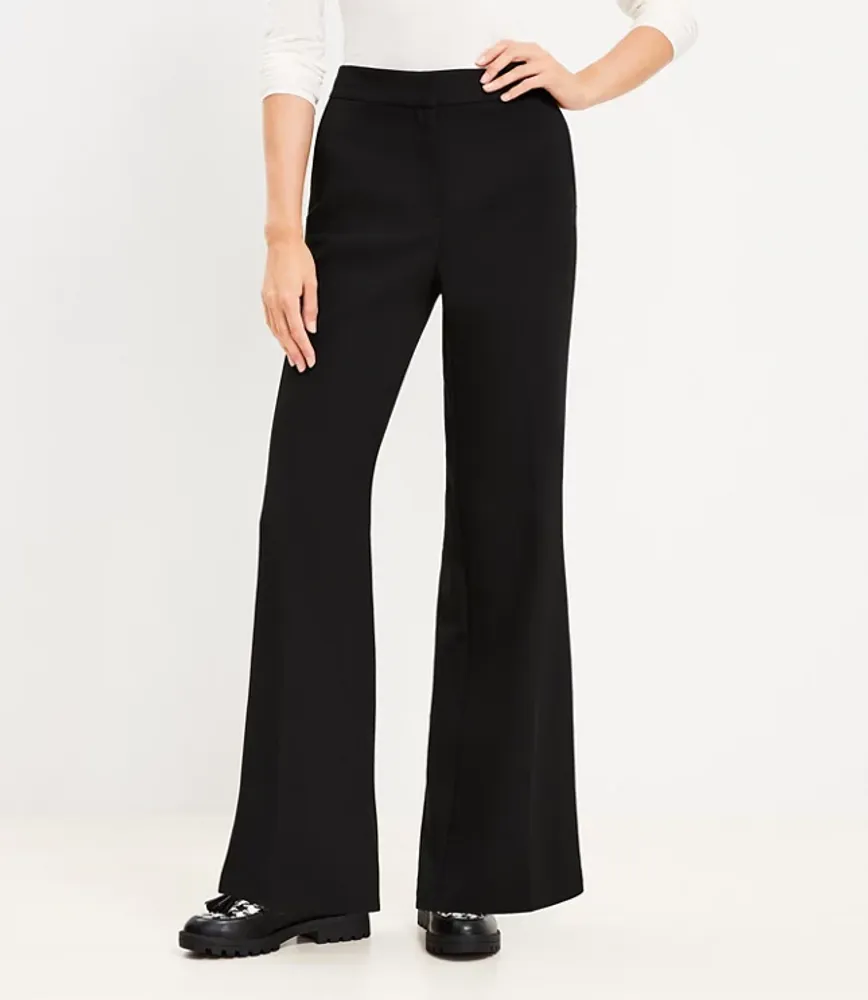 Tall Wide Leg Trousers Doubleface