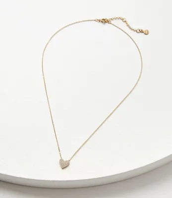 Demi Fine Sparkle Heart Necklace