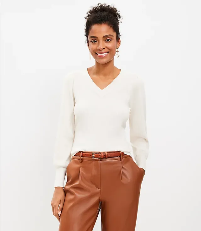 Vince Camuto Cozy Long Sleeve Extend Shoulder Sweater - Macy's