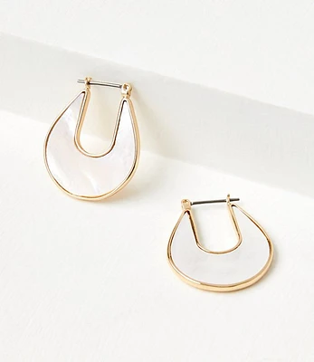 Mother Of Pearl Teardrop Earrings