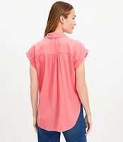 Crinkle Dolman Shirt