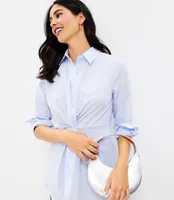 Petite Twist Everyday Tunic Shirt