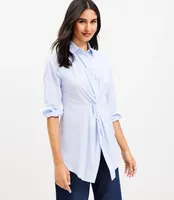 Petite Twist Everyday Tunic Shirt