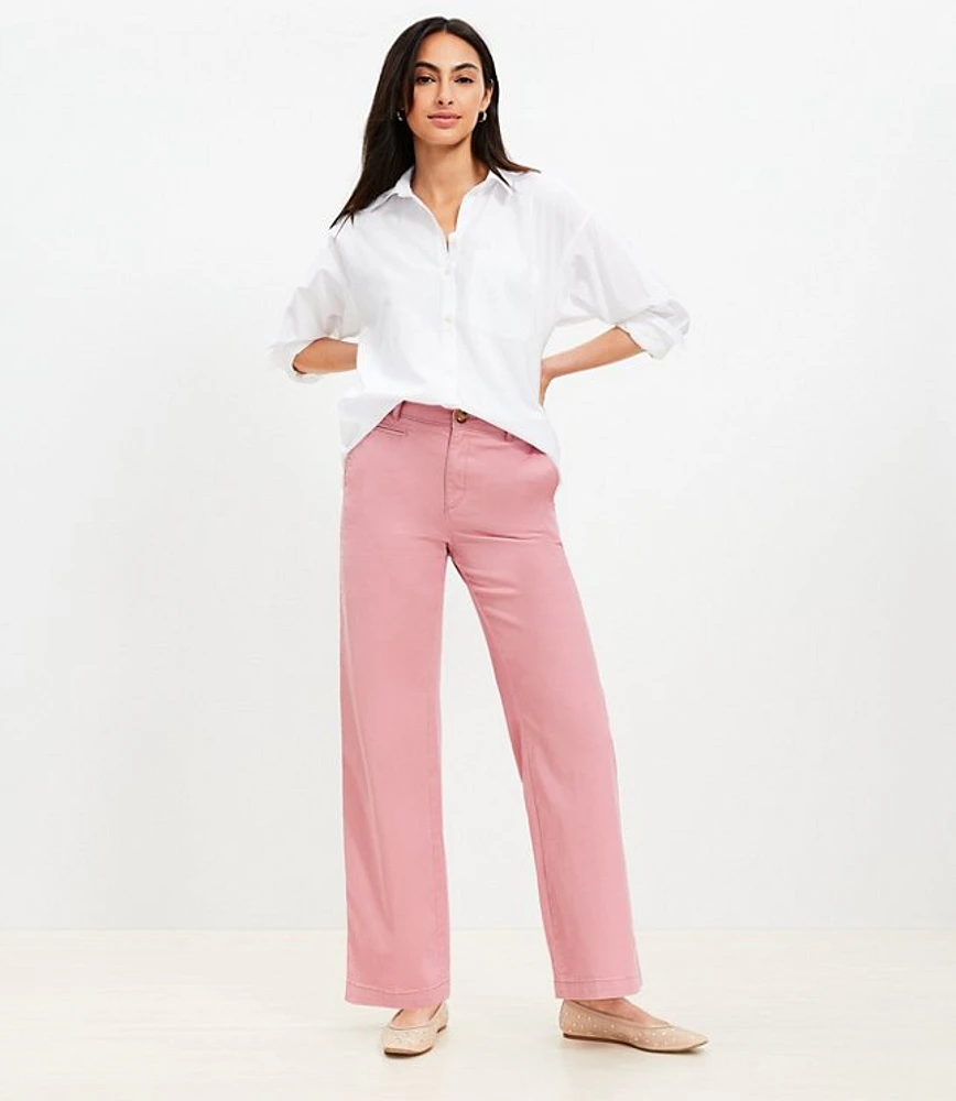 Petite Monroe Wide Leg Pants