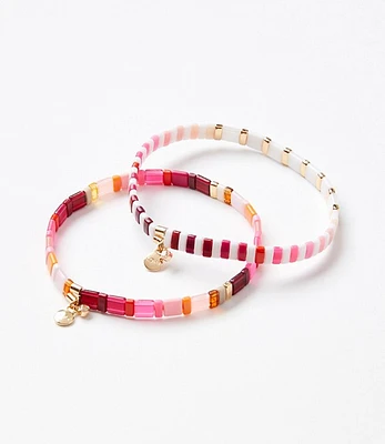 Chicklet Bracelet Set