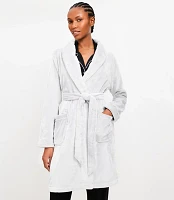 Cozy Faux Fur Pocket Robe