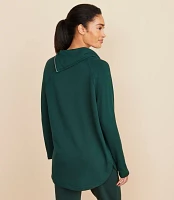 Lou & Grey Signaturesoft Zip Neck Sweatshirt