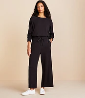 Lou & Grey Signaturesoft Wide Leg Crop Pants