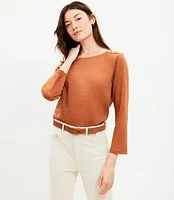 Petite Shoulder Snap Top