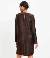 Petite Pleated Jersey Mini Dress