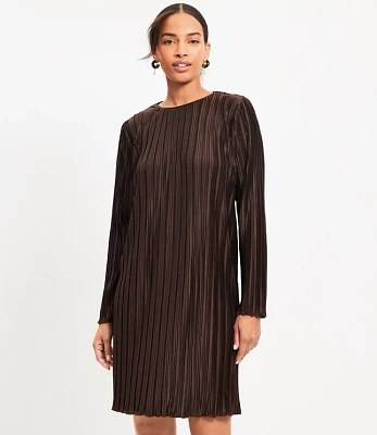 Petite Pleated Jersey Mini Dress