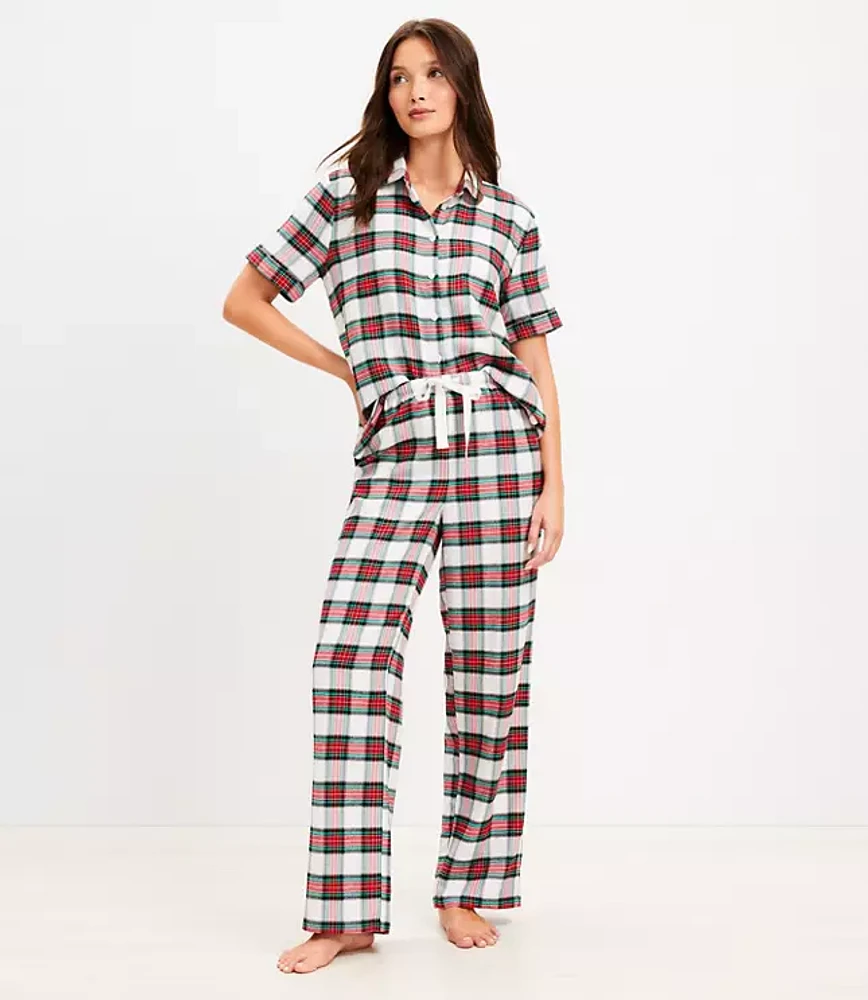 Plaid Pajama Set