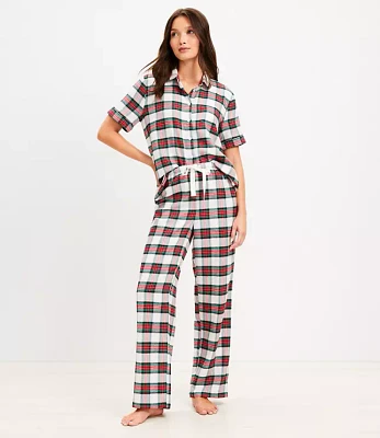 Plaid Pajama Set