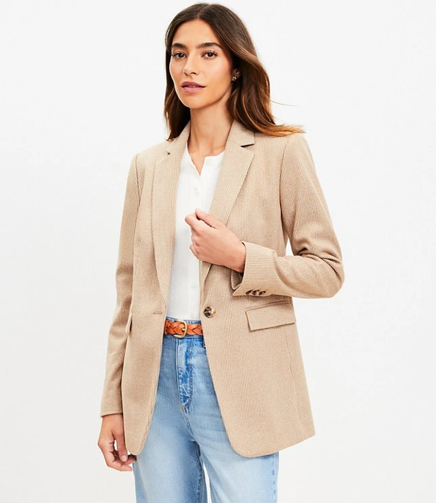 Petite Knit Modern Blazer