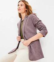 Petite Knit Modern Blazer