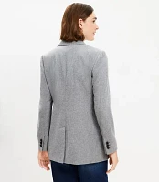 Petite Wool Blend Long Modern Blazer