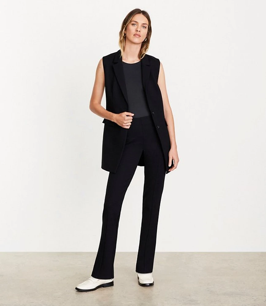 LOFT Versa Ponte Deluxe Split Hem Slim Pants