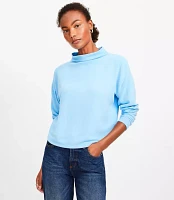 Jersey Mock Neck Top