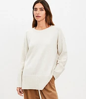 Heathered Modern Tunic Sweater